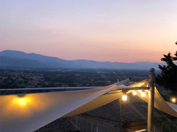 Panorama dalla terrazza